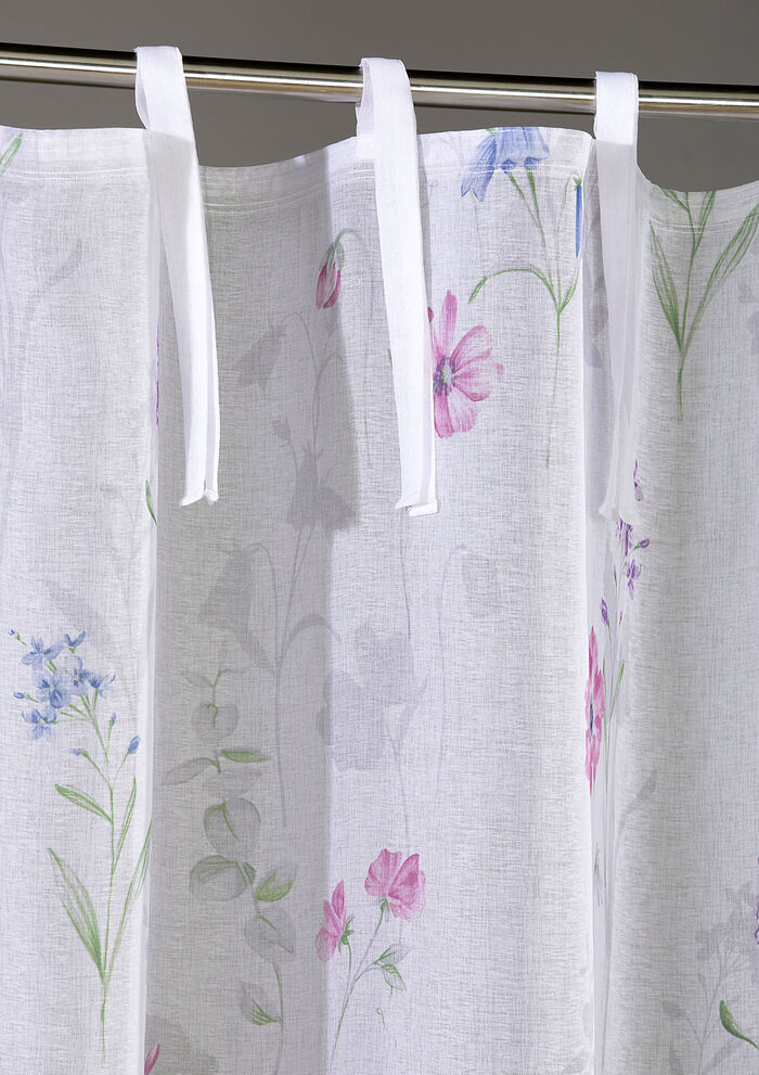 Decoratieve sjaal met bloemmotieven 