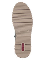 Rieker, trendy dameslaarzen, winterschoenen, met uitneembaar voetbed DONKERBLAUW