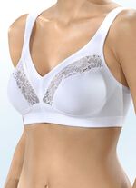 Swegmark of Zweden bh van biologisch katoen WIT