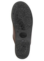 Comfortabele herenpantoffels, breedte H, met elastische band BRAUN