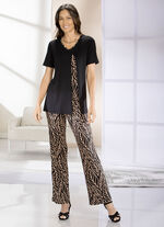 Lang shirt in 2-in-1-look 