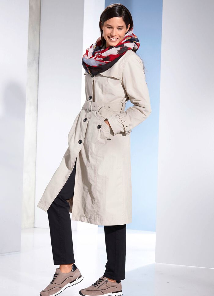 Trenchcoat met riem 