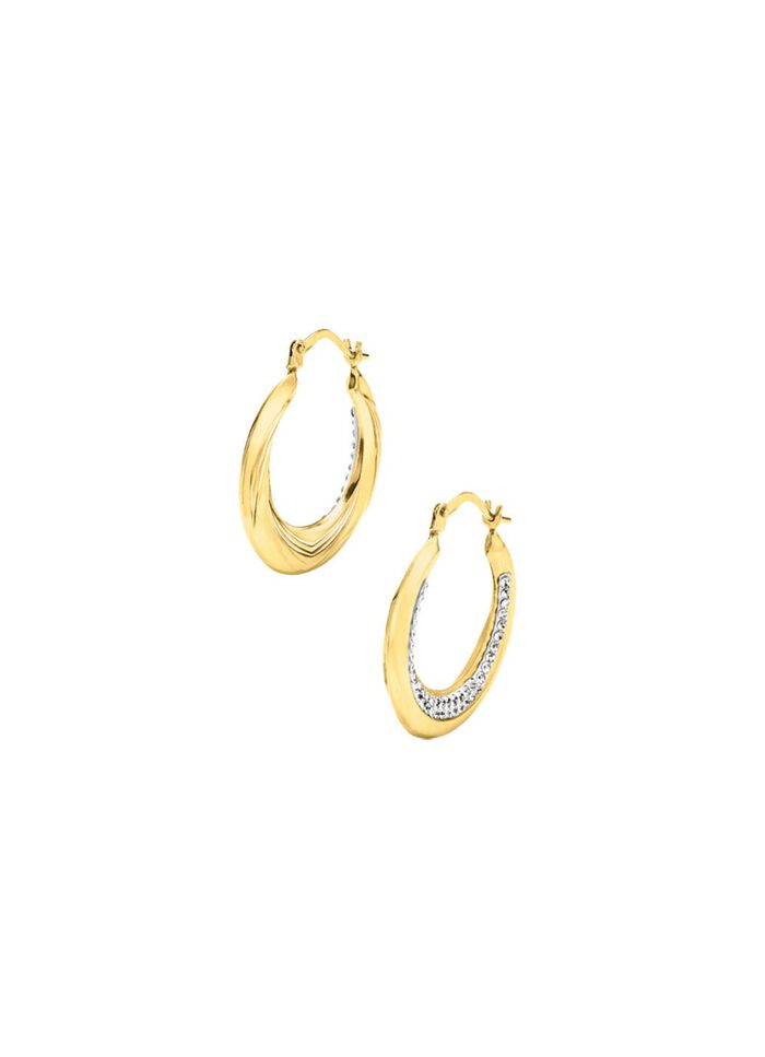 Veelzijdige creolen, aan beide kanten draagbaar 