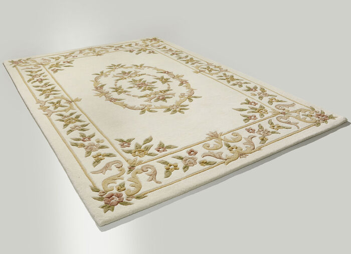 Bruggen en tapijten van zuiver scheerwol BEIGE