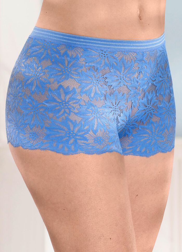 Drie-pack elastische kanten broek 