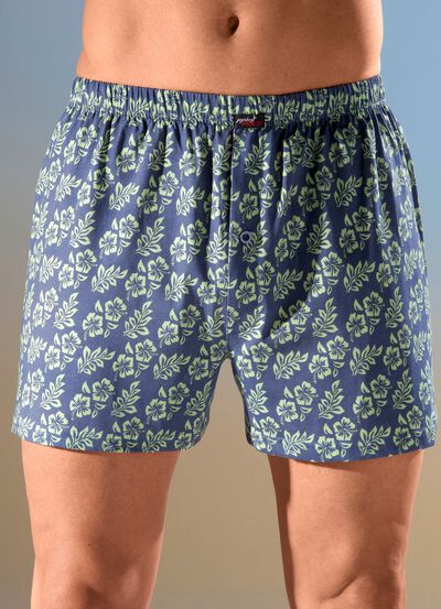 Set van vier boxershorts met knoopsluiting 