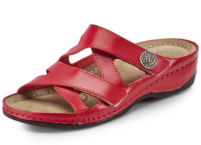ELENA EDEN, comfortabele damesmuiltjes, breedte G, met klittenbandsluiting 