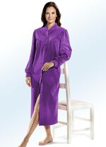 Huisjas met magische structuur AUBERGINE