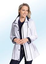 Functioneel jack met contrasterende kleuraccenten WIT-NAVY