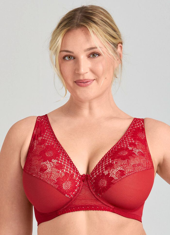 Miss Mary beugelbeha met elastische kanten bloemenprint 