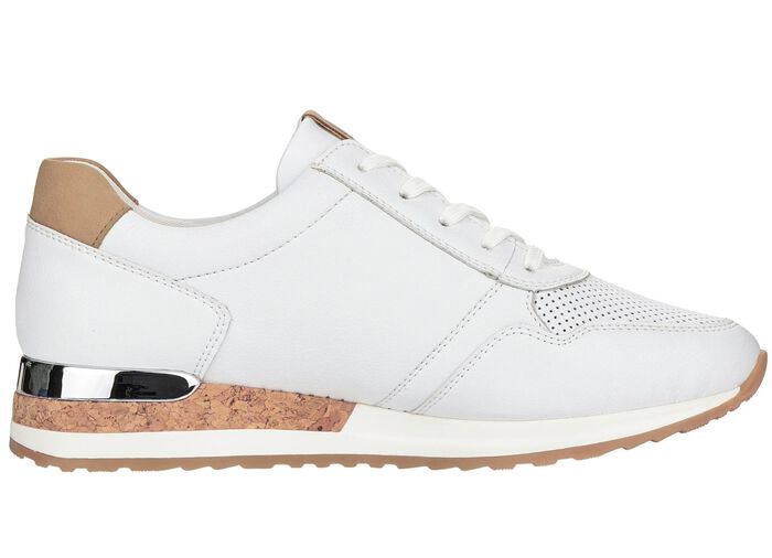 Remonte sneakers met decoratieve perforaties eronder 