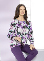 Tuniek met decoratieve plooien 