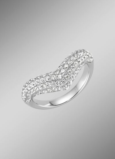 damesring met zirkonia 