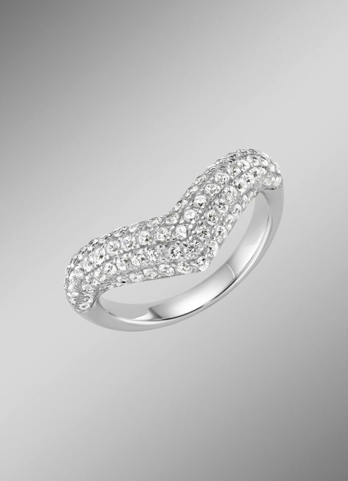 damesring met zirkonia 