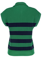 Sweatervest in pareltand 