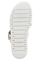 Ranger sandaal van glanzend geprint nubuckleer 