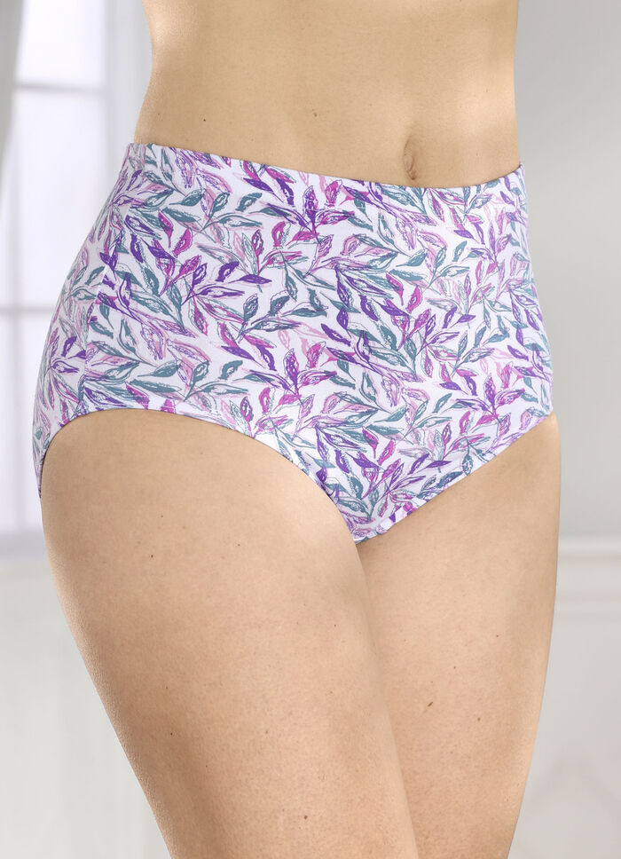 Set van vier slips met elastische band 