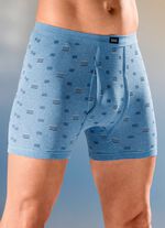 Set van vier onderbroeken van fijne ribstof met all-over patroon 