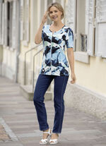 Overhemdjasje met all-over design 