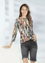 Shirt met boothals 