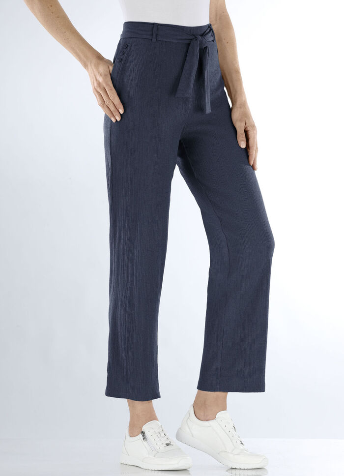 Broek met afneembare strikbanden MARINE