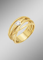 Edele damesring met diamant 