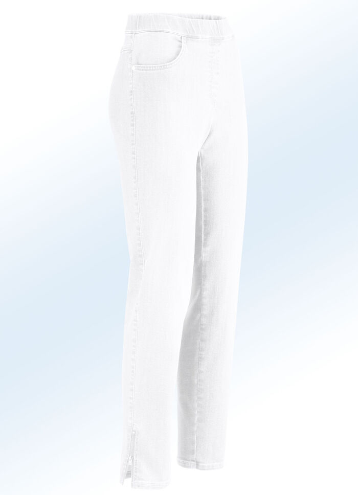 Magische jeans met hoog stretchgehalte WEISS