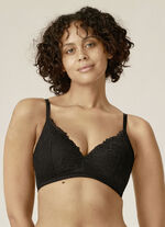 Magische Naturana bh met zacht gevoerde cups ZWART