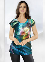 Shirt met verlaagde schouders 