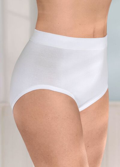 Drie-pack Nina von C. slips met zachte elastische tailleband 