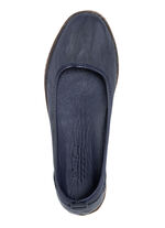 Andrea Conti, klassieke damespantoffels, met uitneembaar voetbed MARINE