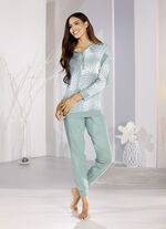 Pyjama met manchetten 