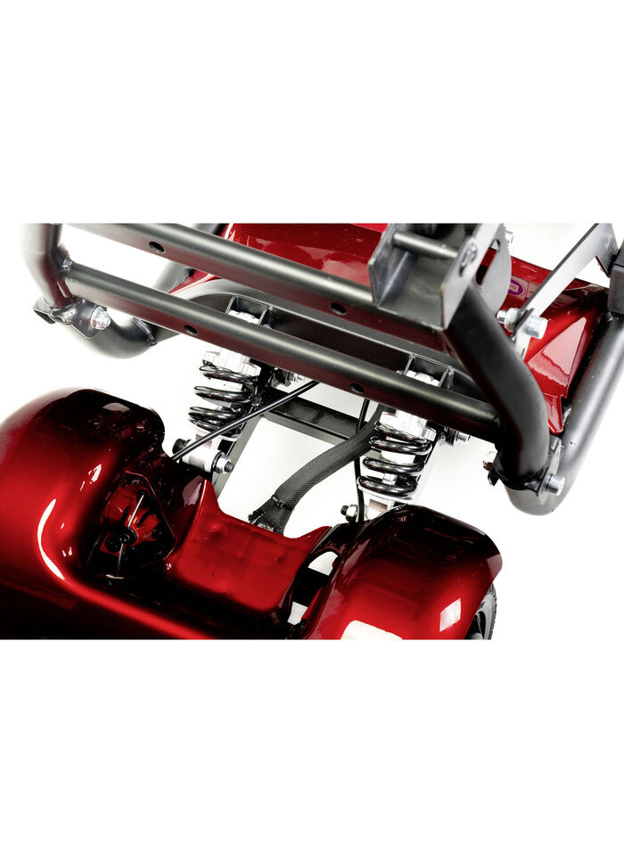 4-wiel scooter van Antar ROOD