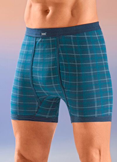 Vierpack geruite onderbroeken 