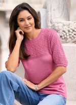 Trui met subtiele glans 