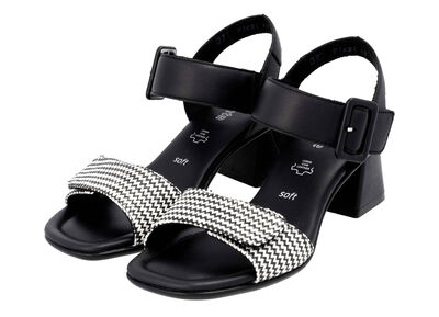 Remonte sandalen met gevlochten details 