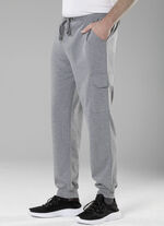 Casual broek in 4 kleuren MIDDELGRIJS GEMÊLEERD