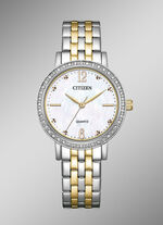 Citizen quartz dameshorloge met parelmoer inleg 