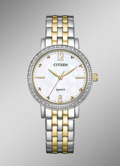 Citizen quartz dameshorloge met parelmoer inleg 