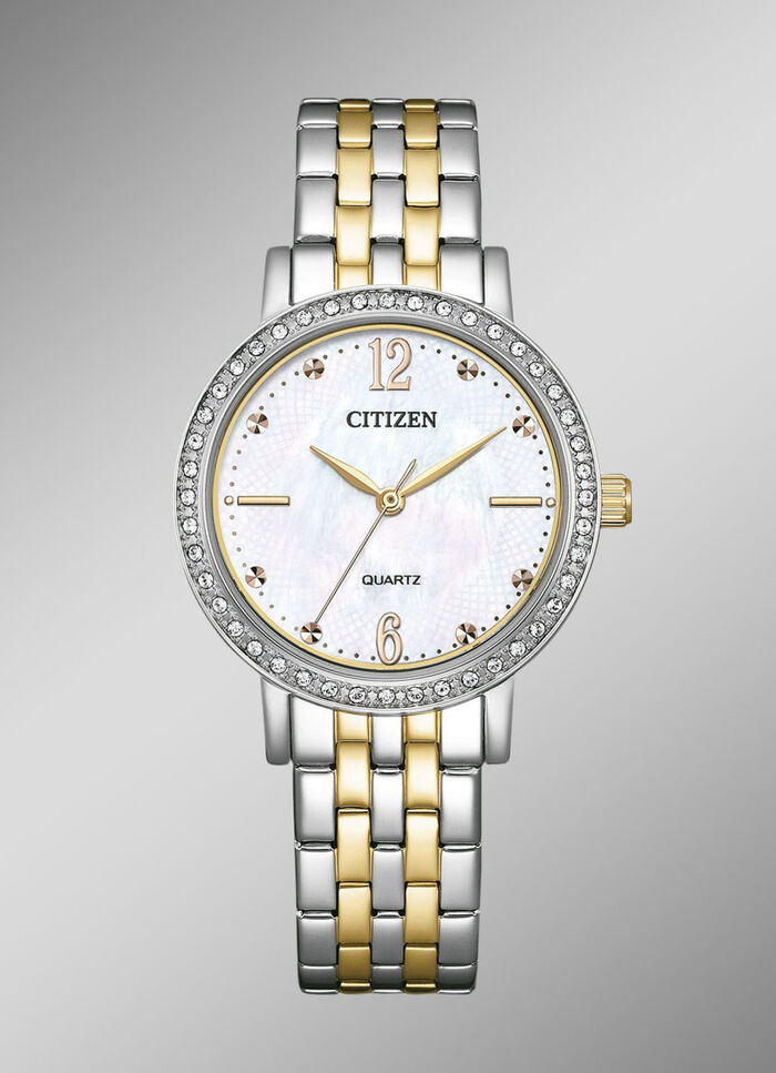 Citizen quartz dameshorloge met parelmoer inleg 