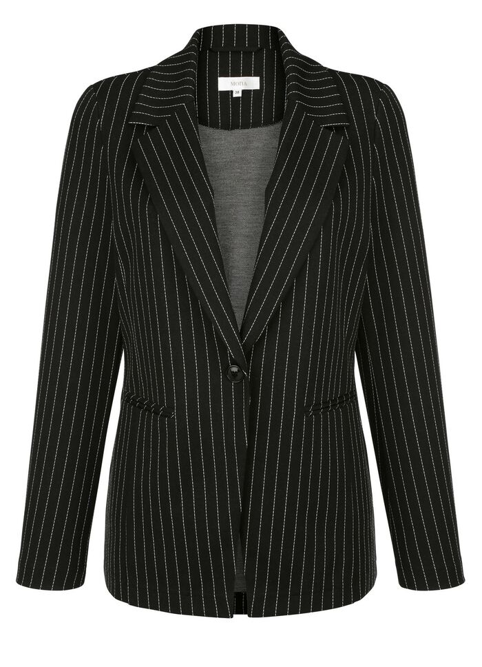 Blazer met gestreept dessin 