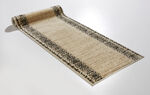 Hoogwaardige loper op maat gemaakt met rankenmotief BEIGE