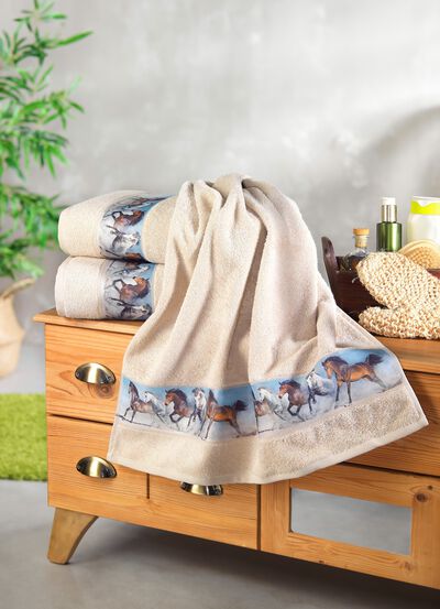 Terry-serie met digitale print 