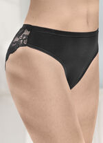 Laurina vierpack slips met elastische kanten bloemenprint 