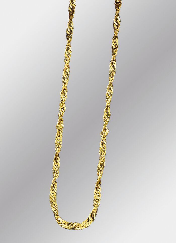 Singapore ketting met veerringsluiting 