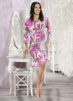 pastunette nachtjapon, knielengte 