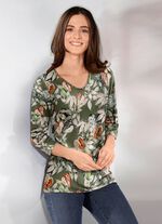 Shirt met 3/4-mouwen 