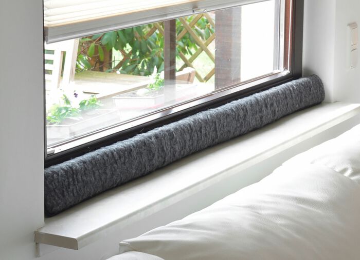 Wollen tochtstrip voor ramen 