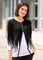 Trui met twinset-look 