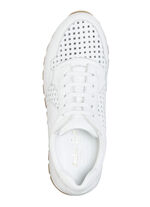 Andrea Conti sneakers gemaakt van nappaleer WIT